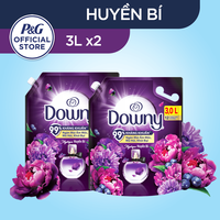 Combo 2 Nước Xả Vải DOWNY Hương Nước Hoa Cao Cấp Huyền Bí Túi 3L