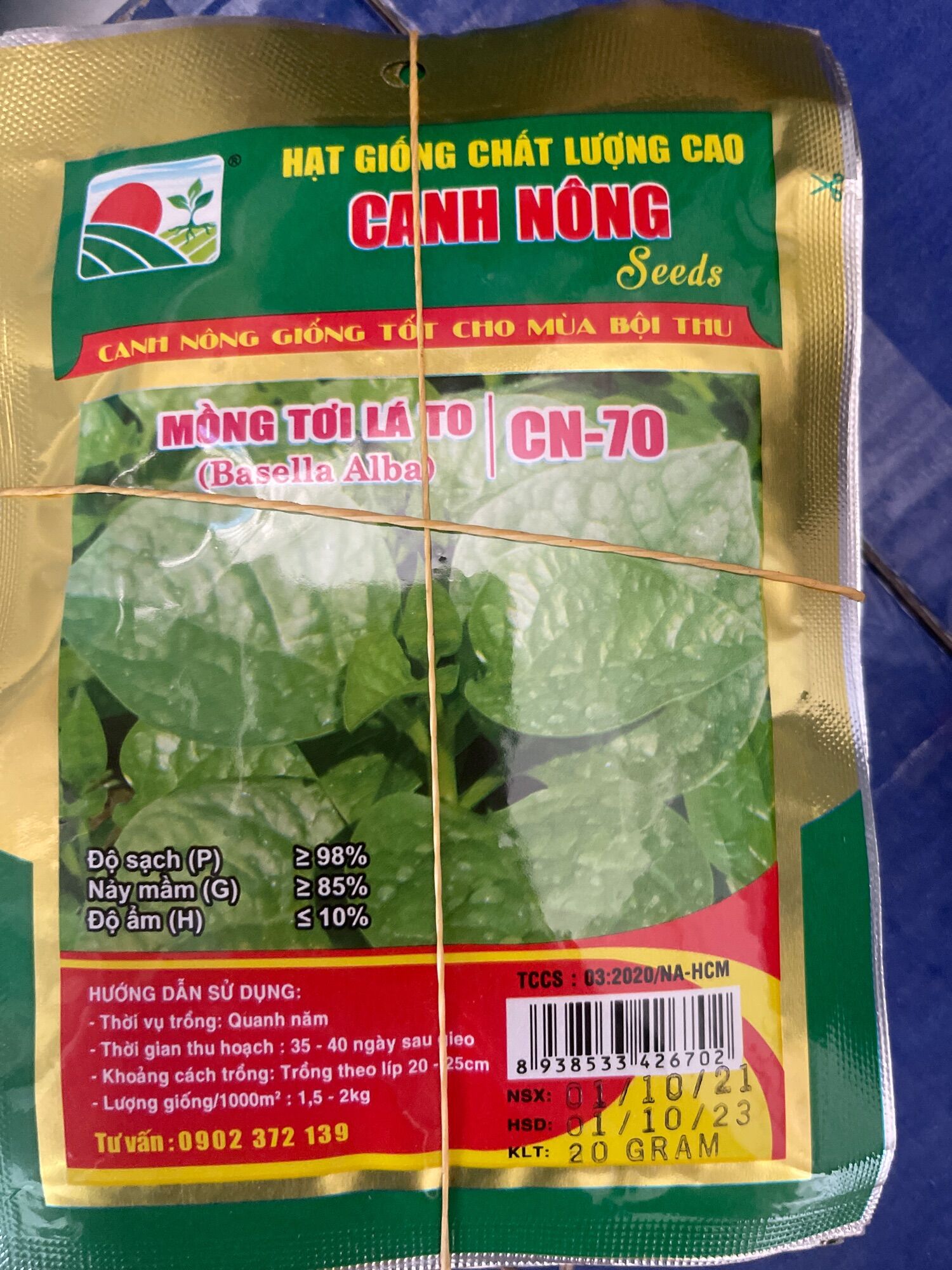 Combo 10 gói hạt giống các loại 79k