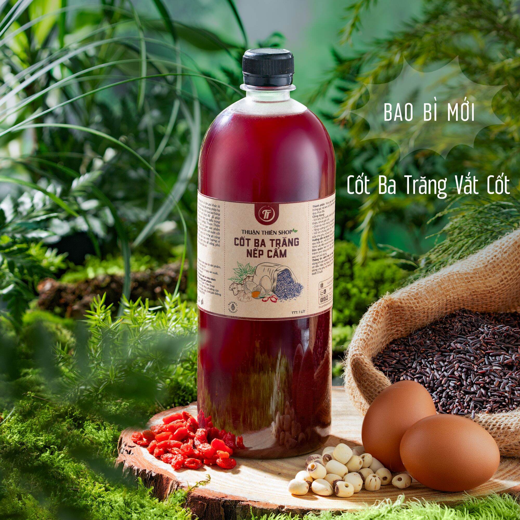 CỐT NẾP THAN TRỨNG GÀ BA TRĂNG HẠ THỔ 1L