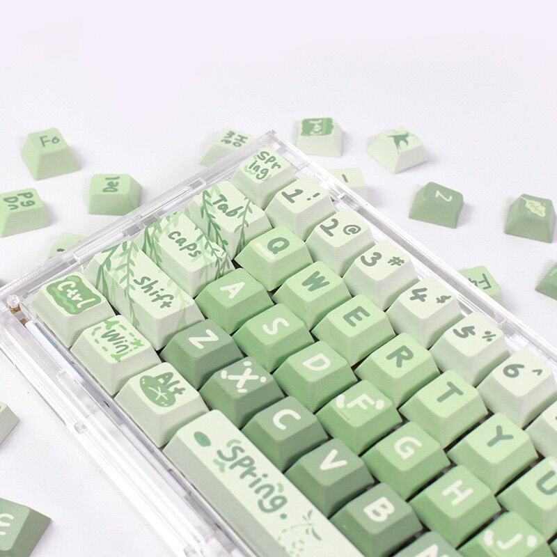 Spring Outing Keycaps Nút Bàn Phím Cherry Profile PBT/XDA