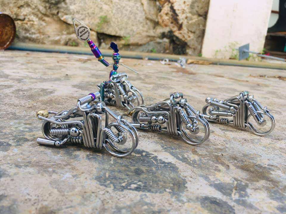 móc khoá xe moto harley