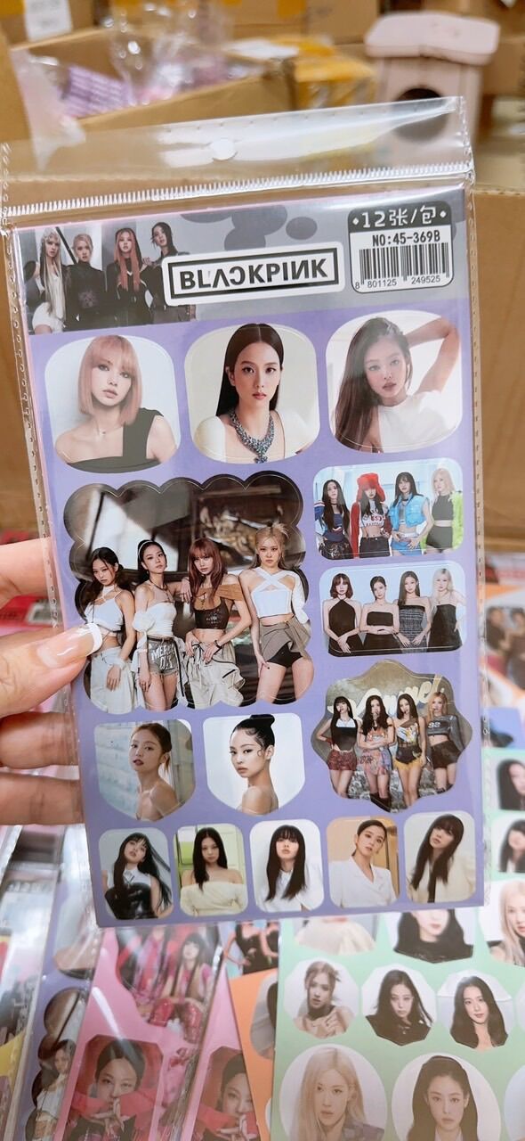 Sticker Blackpink mẫu mới đã cắt sẵn