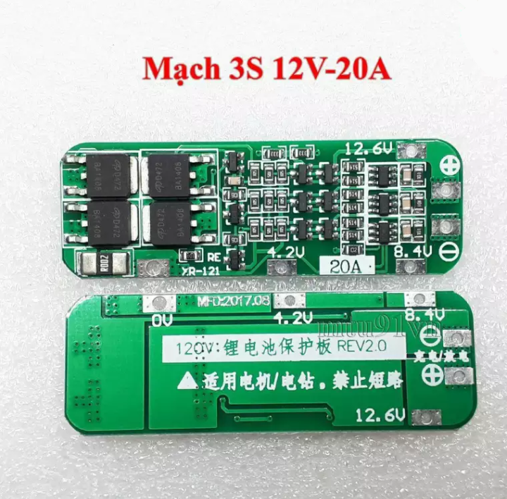 Mạch sạc bảo vệ pin 3s