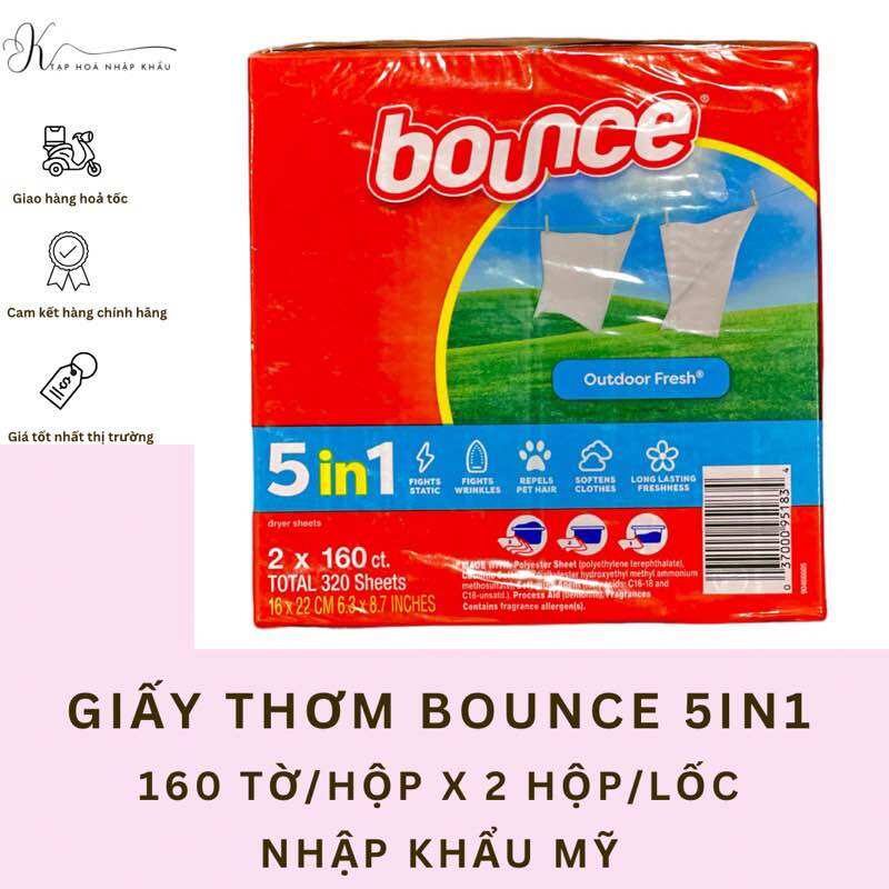 Giấy thơm quần áo bounce