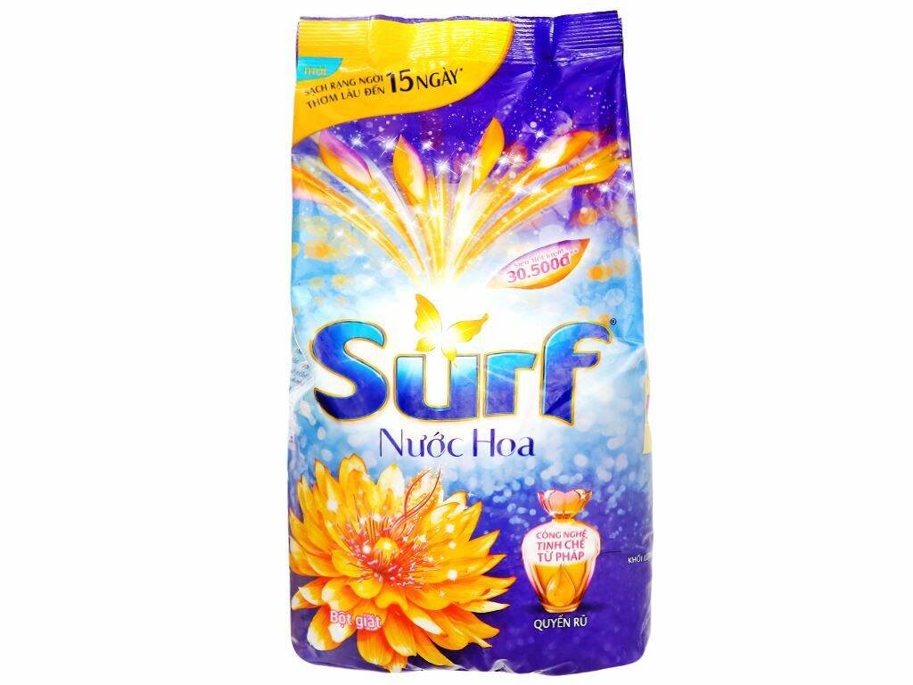 Bột giặt surf 5,5kg / 5,3kg nước hoa