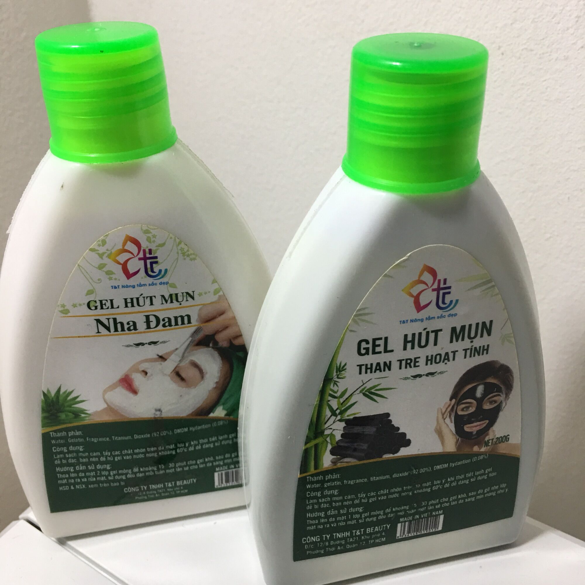 Gel lột mụn than hoạt tính/nha đam 200gr