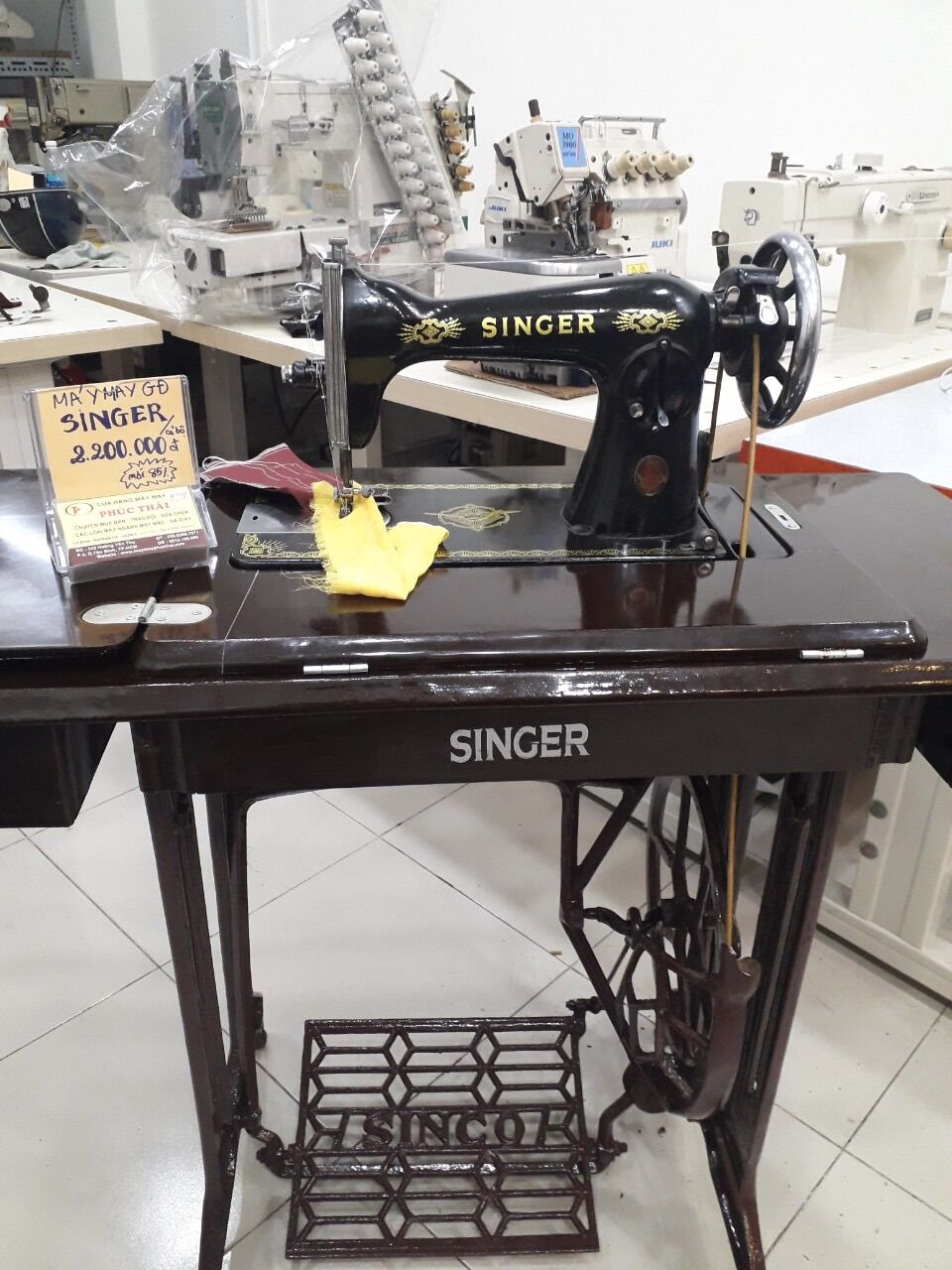 MÁY MAY GĐ SINGER nhật (mới 85%) máy đẹp như ảnh