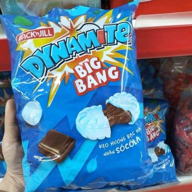 Kẹo Dynamite bigdbang Nhân Bạc Hà gói 330g