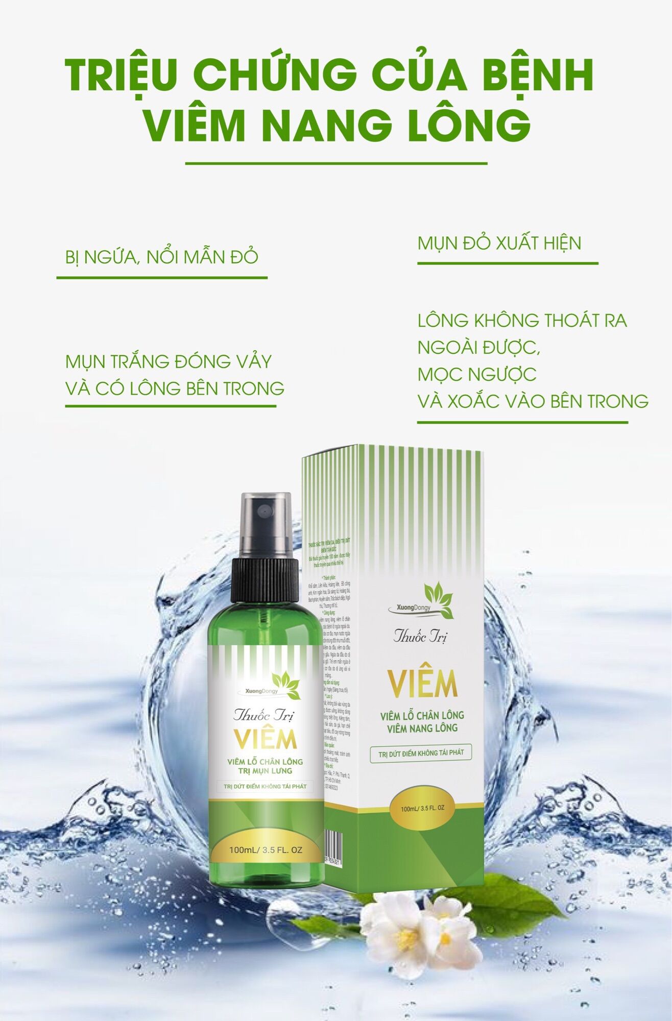 Thảo Mộc Viêm Nang Lông NEEM - Mee Natural ( 50 ml)