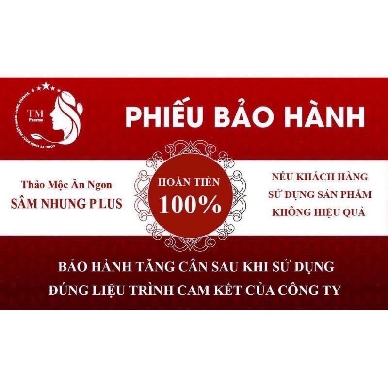 TĂNG CÂN SÂM NHUNG PLUS 60v