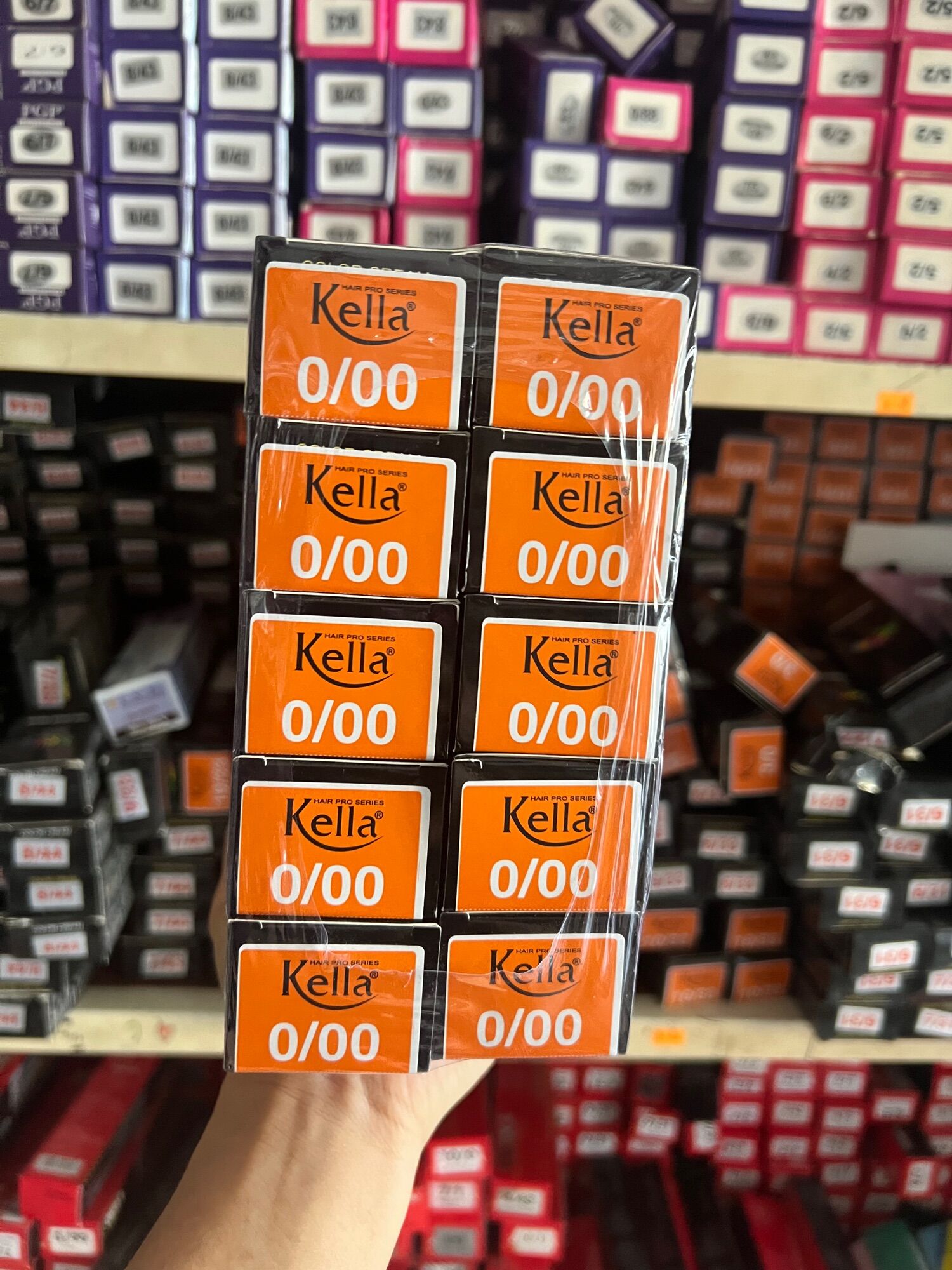Combo 10 típ thuốc nhuộm kela 0/00 nâng tông
