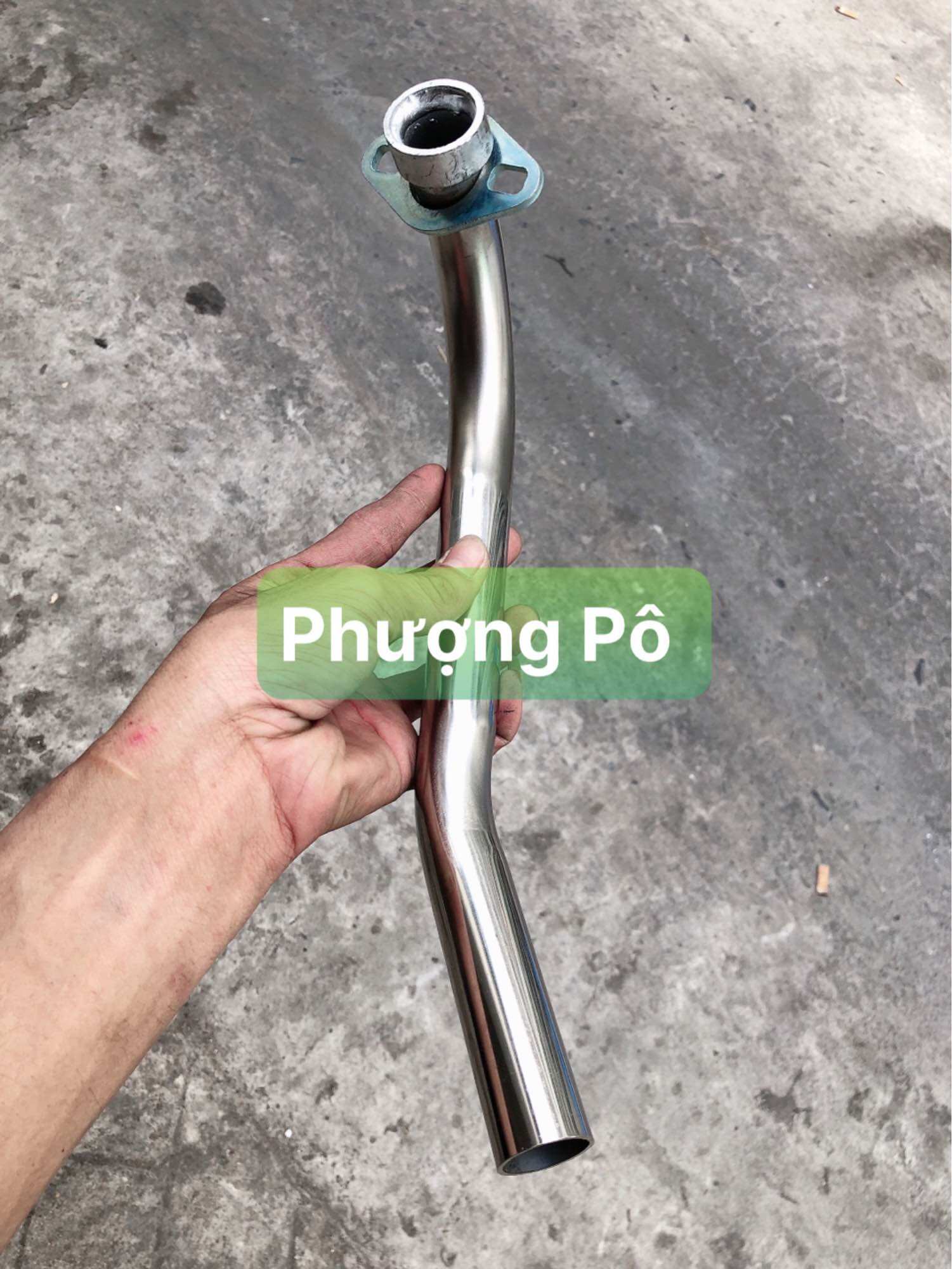 cổ pô inox mio 27mm gắn pô zin