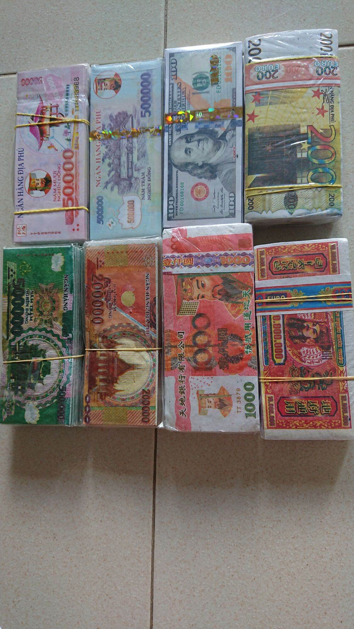 Combo 6 cây tiền đủ lọai