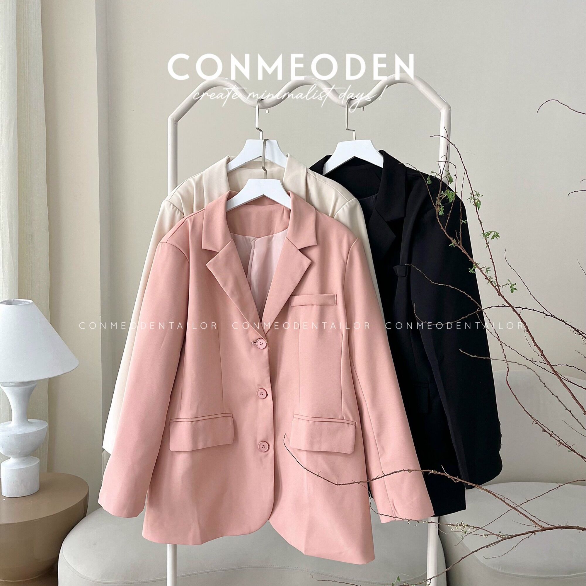 Áo Blazer Dáng Rộng CONMEODEN Over Blazer