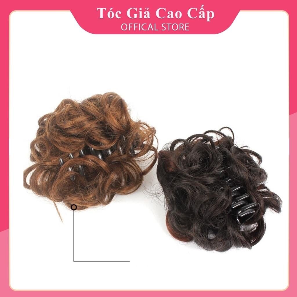Tóc giả búi ngoặm xoăn ❇️