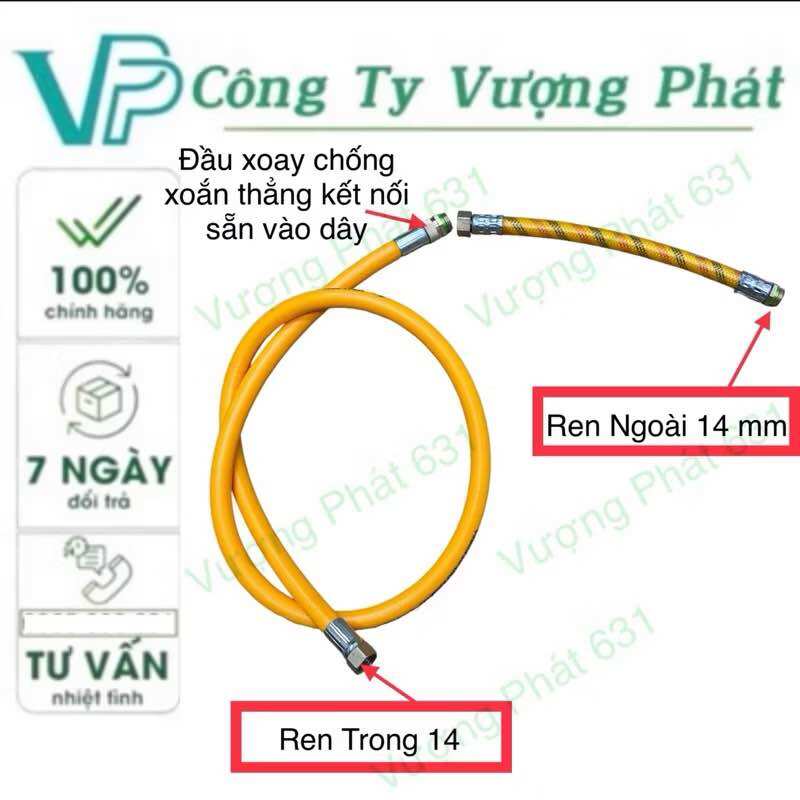 Rulo quấn dây rửa xe dây phun thuốc full bộ (quấn 10m đến 150m) Ren 14mm