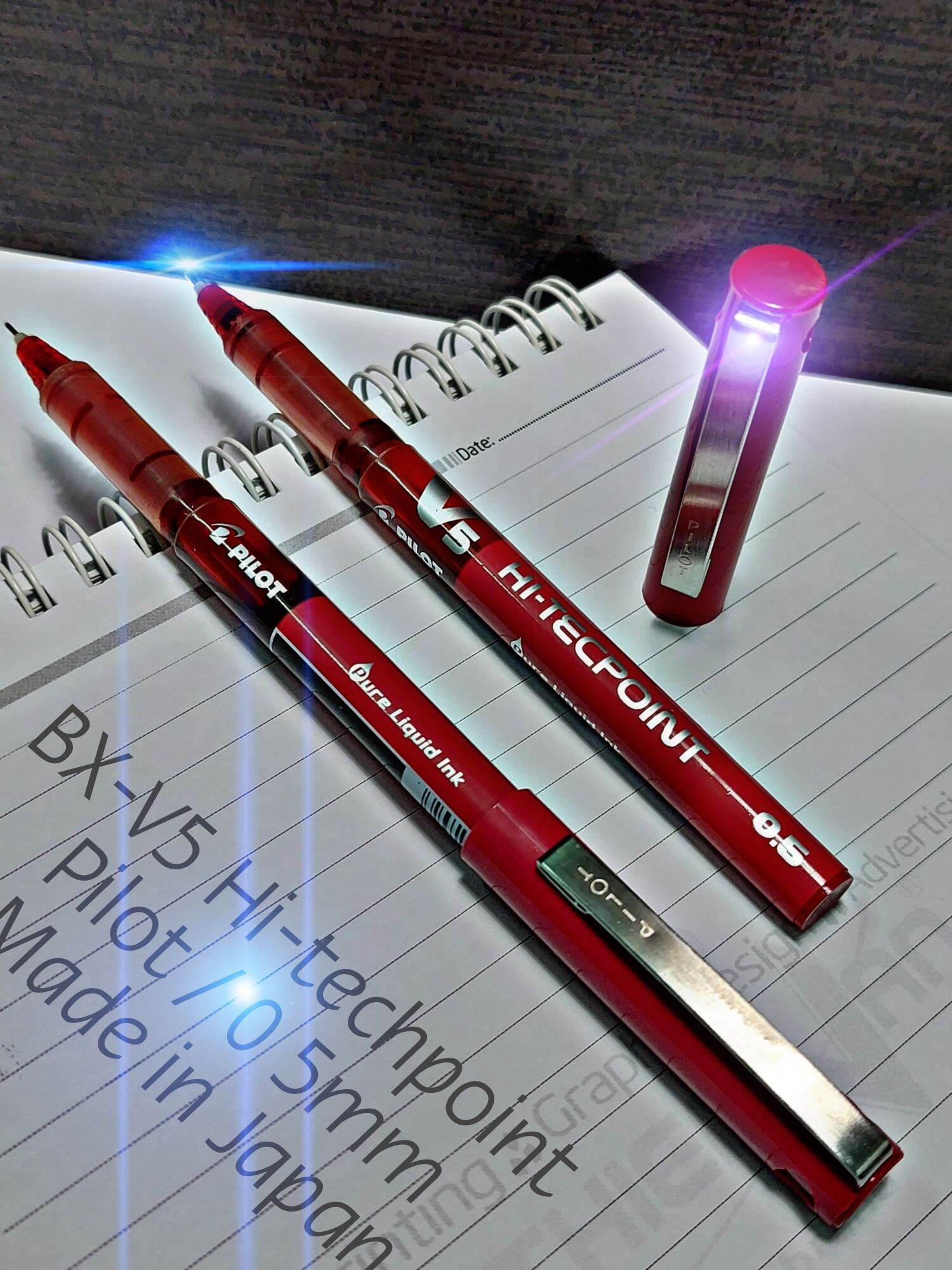 Bút lông kim Hi-techpoint BX-V5 Pilot (0.5mm)/ Made in Japan