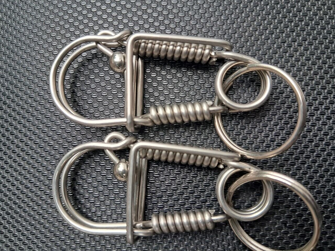 Combo 2 móc khóa inox