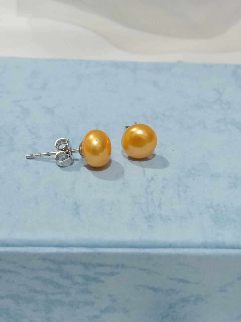 Bông tai ngọc trai nụ sát tai 6-7mm (2 đôi)
