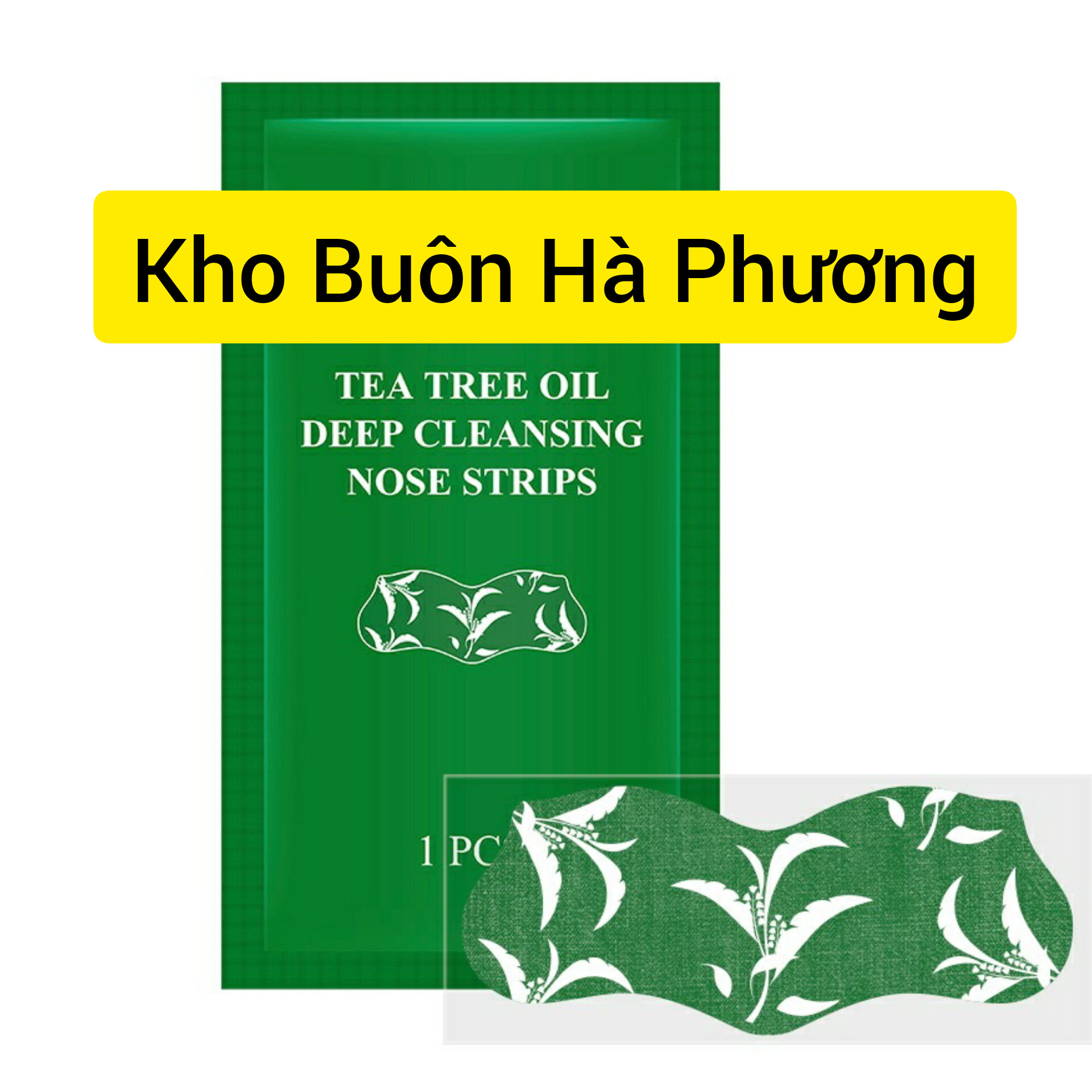 Sét 2 miếng dán lột mụn cám mụn đầu đen làm sạch lỗ chân lông từ tinh chất tràm trà