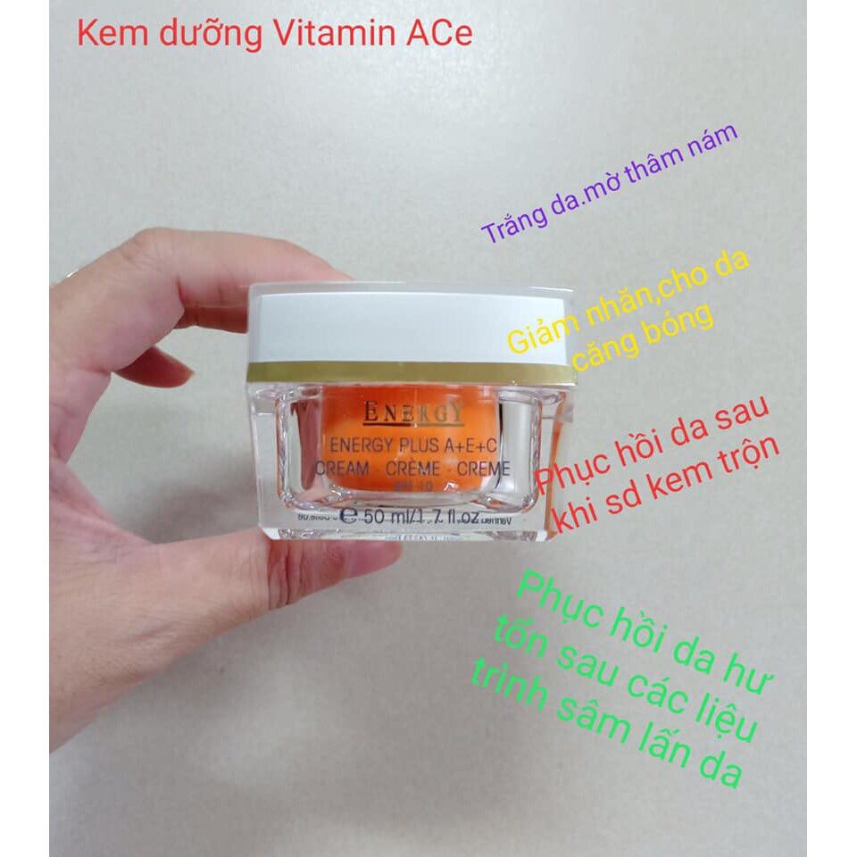 Energy Plus Cream A+E+C Spf10 Kem Tái Tạo Phục Hồi Làn Da Yếu Aec