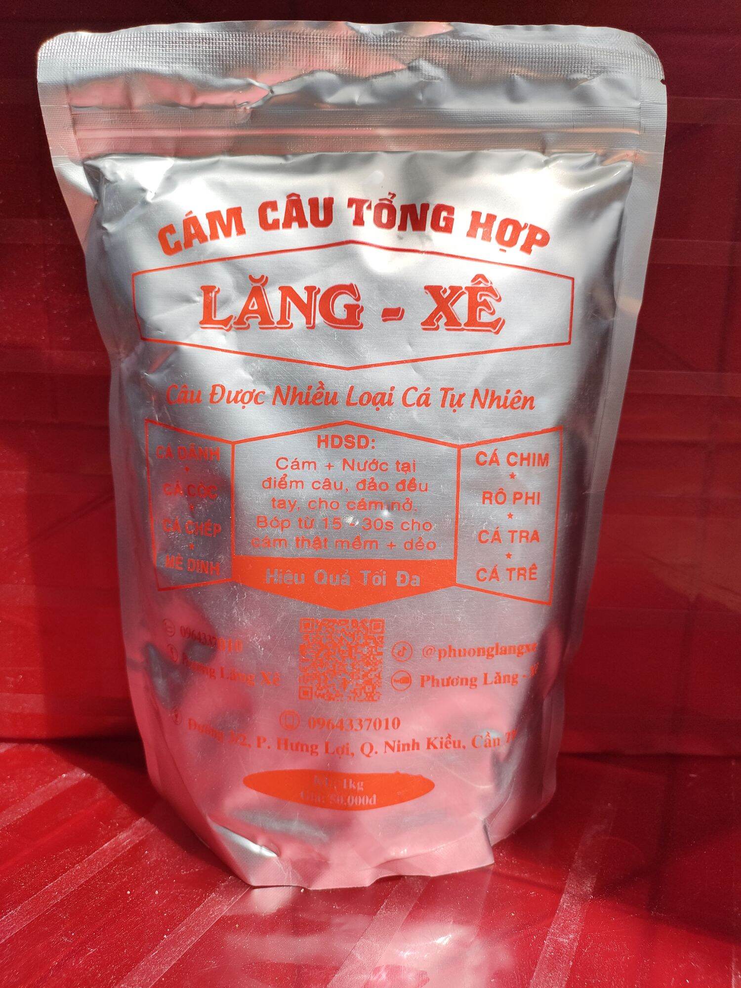 Mồi câu cám Lăng Xê (Cám thơm)