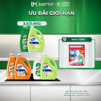 Combo Nước rửa chén + Nước lau sàn Sunlight can 3.5/3,6kg