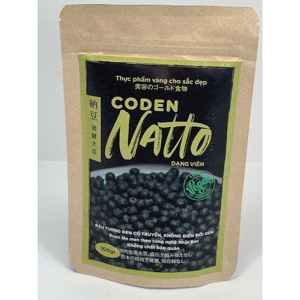 Natto đậu tương đen dạng hạt, xuất xứ Nhật Bản, gói 100g