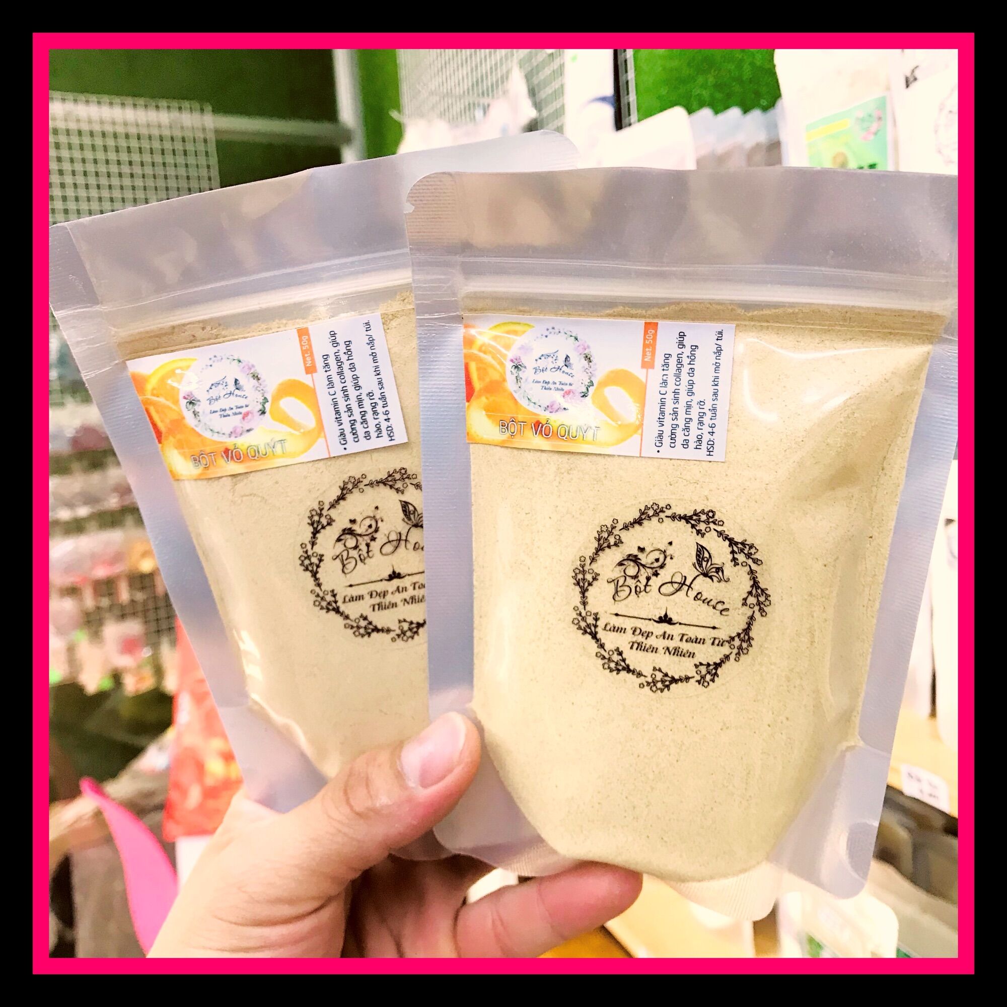 100gam bột vỏ quýt đắp mặt nạ dưỡng trắng da nguyên chất handmade.