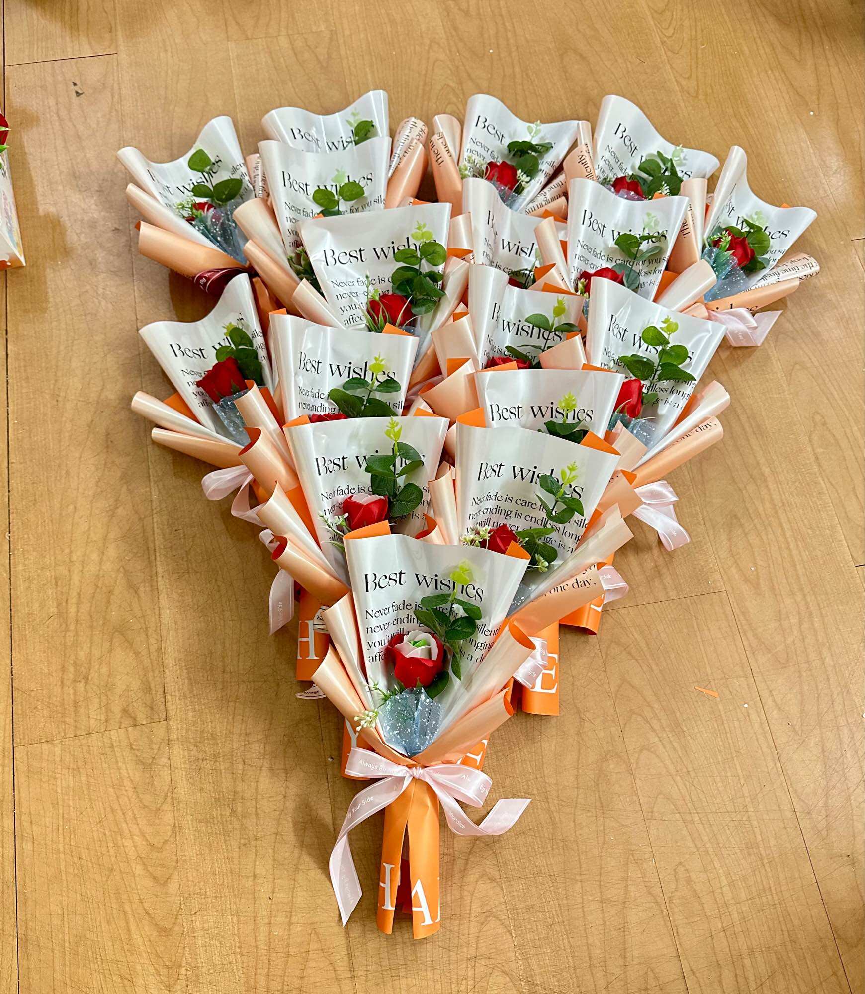 Sỉ 10 bó hoa sáp 1 bông