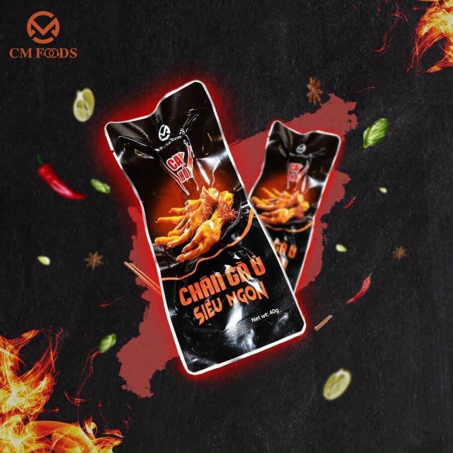Chân gà ủ vị Cay + Cay Hơn Combo 30 Chân