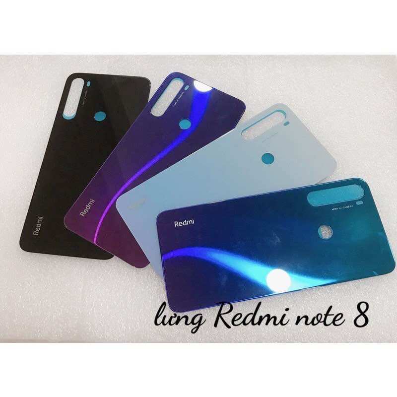 Nắp lưng xiaomi redmi note 8, loại 1