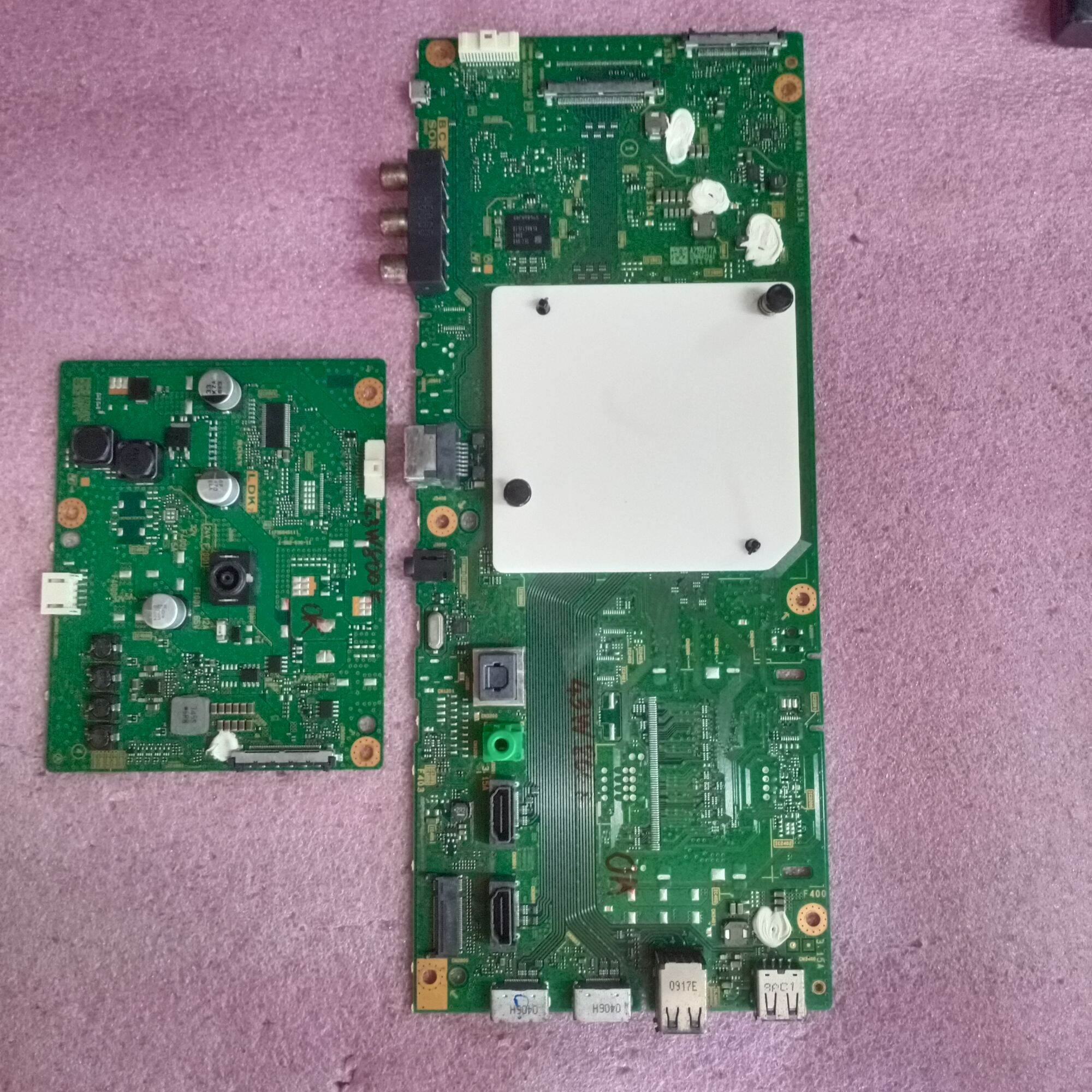 Bo mạch tivi Sony 43W800F,bo xử lý, khiển,main chính, chủ,cao áp