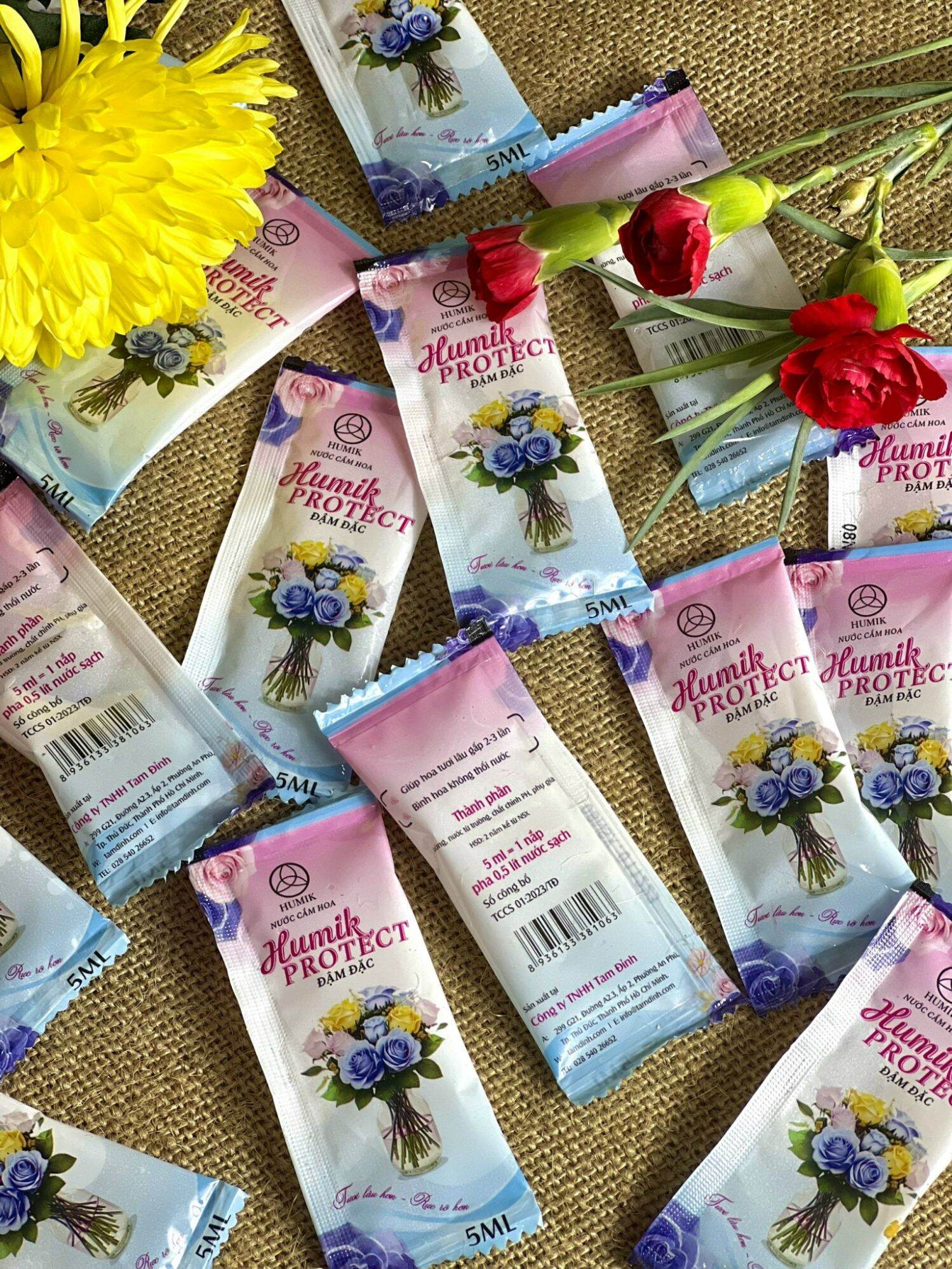Nước Dưỡng Hoa Humik Túi 10 gói 5ml.