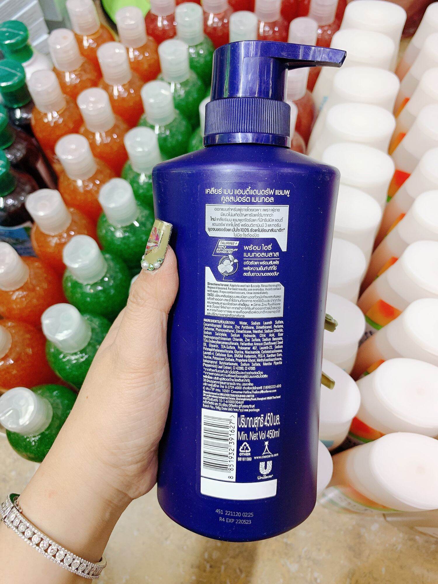 dầu gội clear thái lan
