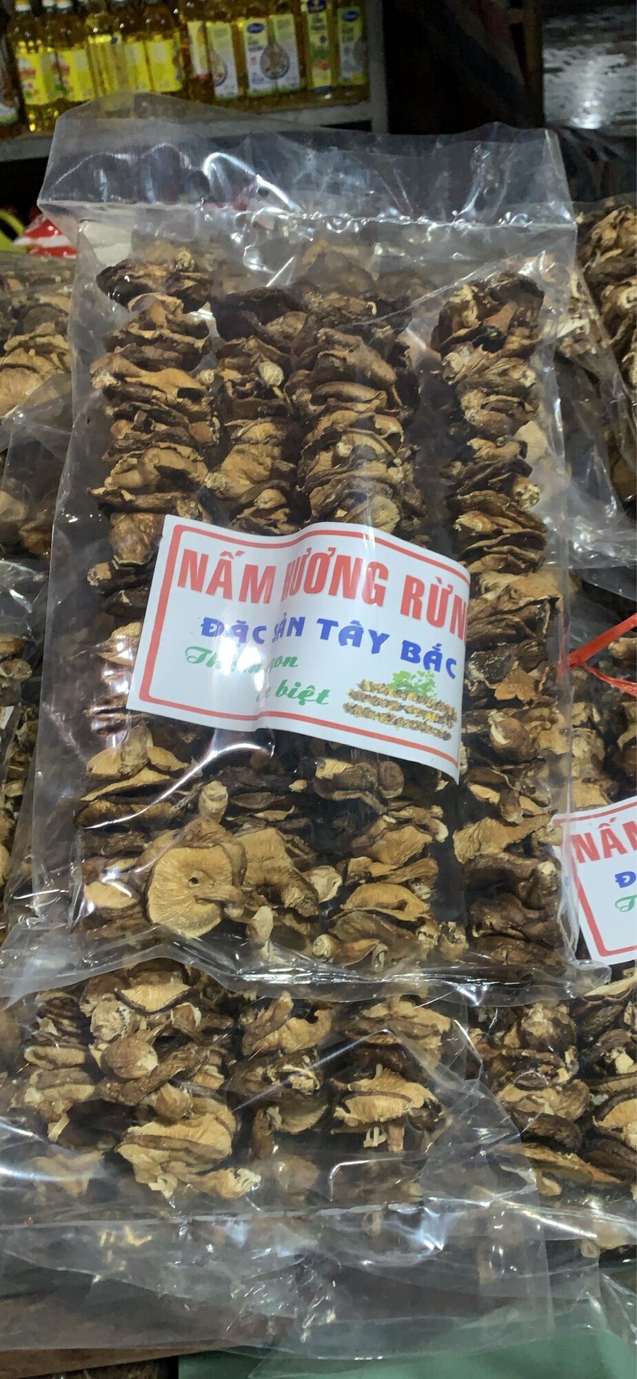 500g Nấm hương xiên Tây Bắc hàng rừng chuẩn