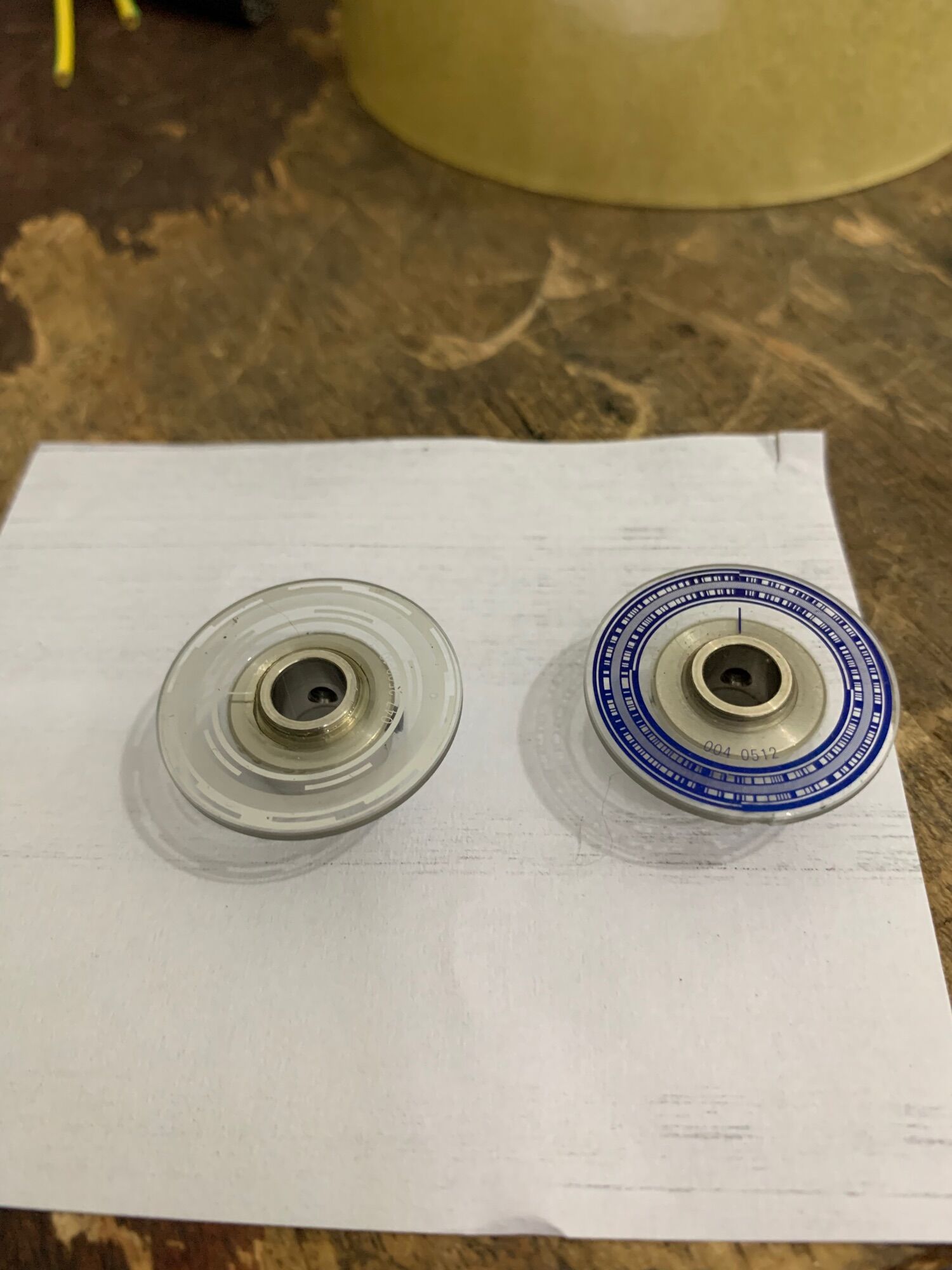 Đĩa encoder 2500 xung - like new lỗ 8mm
