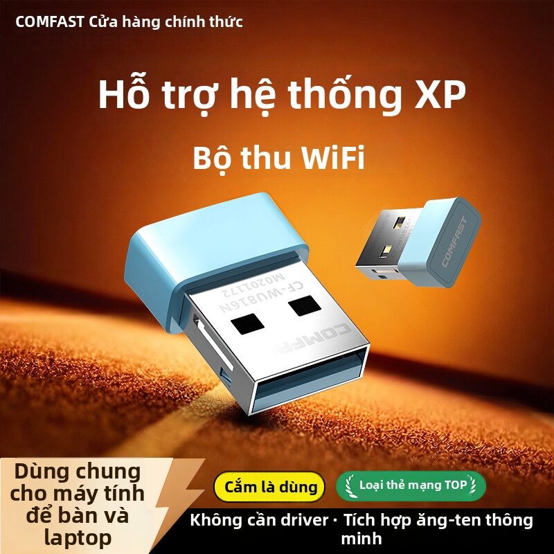 Comfast | Mini USB Wireless Network Adapter for Desktop and Laptop Giá 149,000 Đồng*Miễn phí vận chuyển