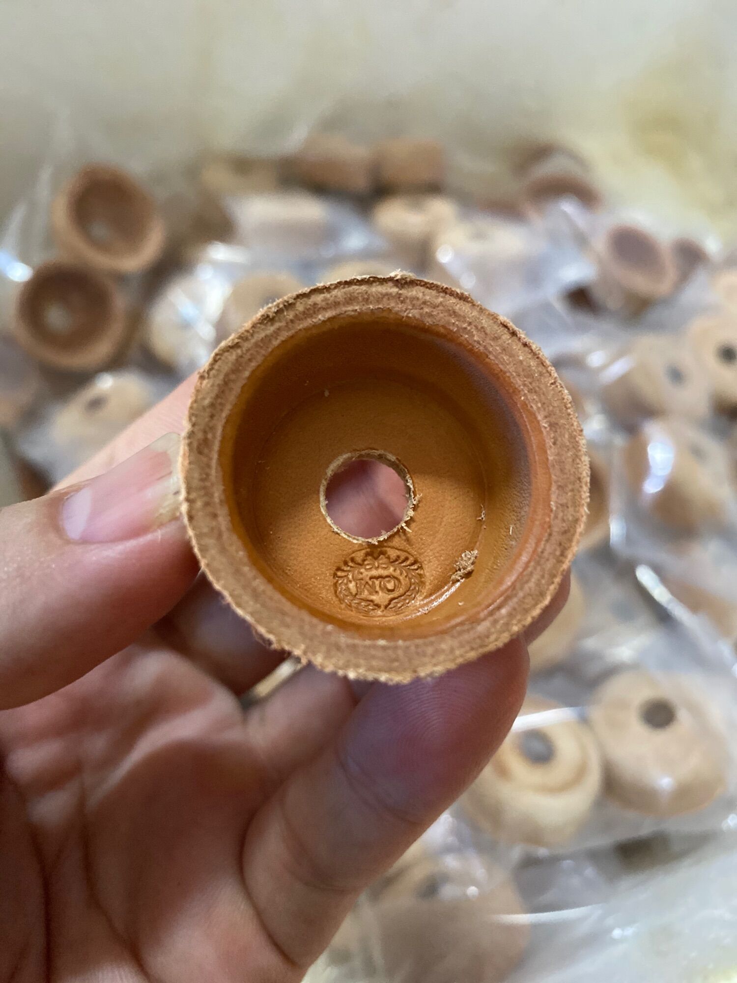 Da bơm bình xịt, lá gió, piston da loại 1, loại 2 size 38mm