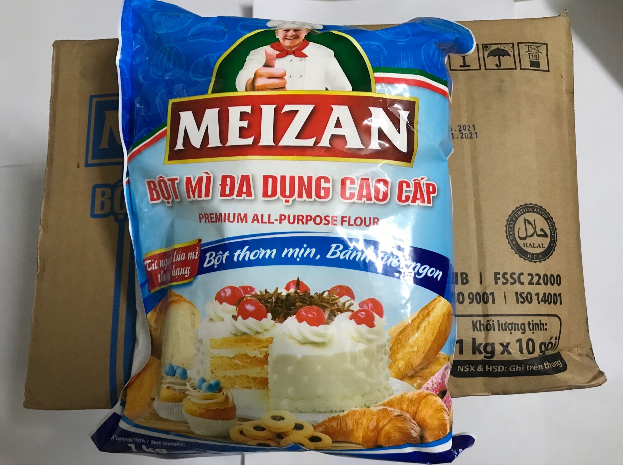 Bán sỉ 5 kg bột mỳ đa dụng MEIZAN từ nguồn lúa mỳ thượng hạng
