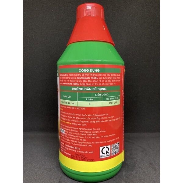 Thuốc Trừ Cỏ - XB52 - Glufosinate ammonium - 900ml