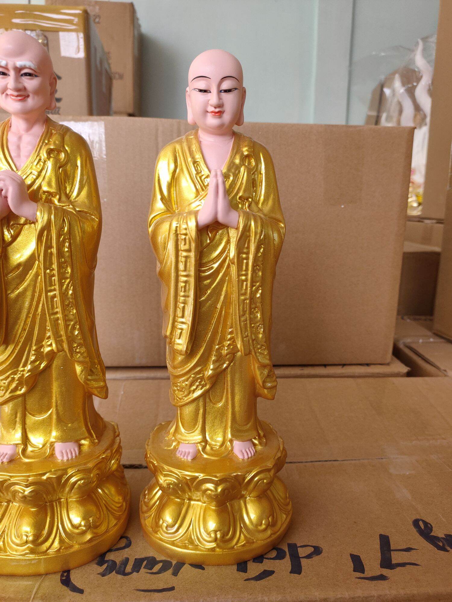Tượng Ananda và Ca Diếp cao 30cm