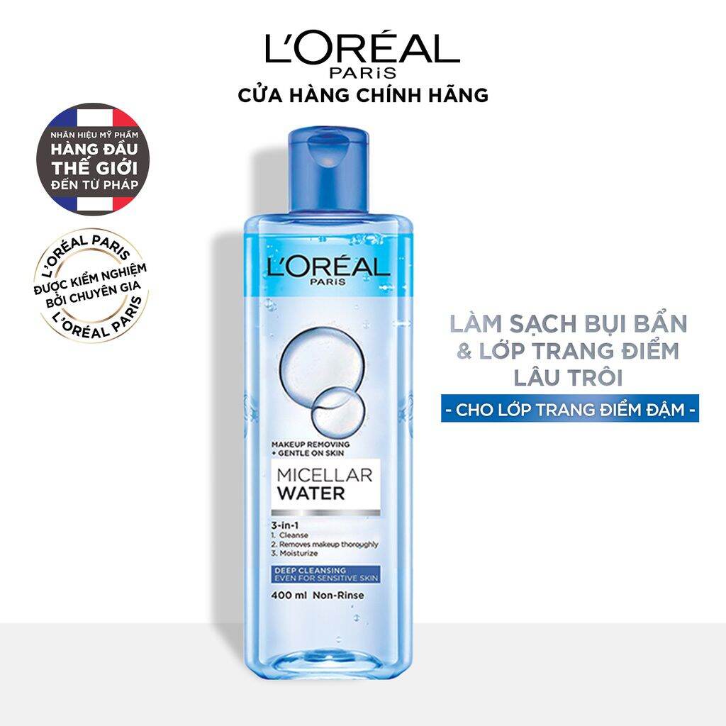 Nước tẩy trang Loreal Paris 400ml