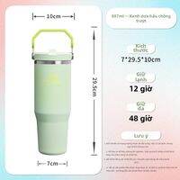 STANLEY | Cốc Nước 1500ml Thép Không Gỉ Cách Nhiệt Có Ống Hút Gập Chống Rò Rỉ Dùng Tại Nhà Văn Phòng Xe Hơi