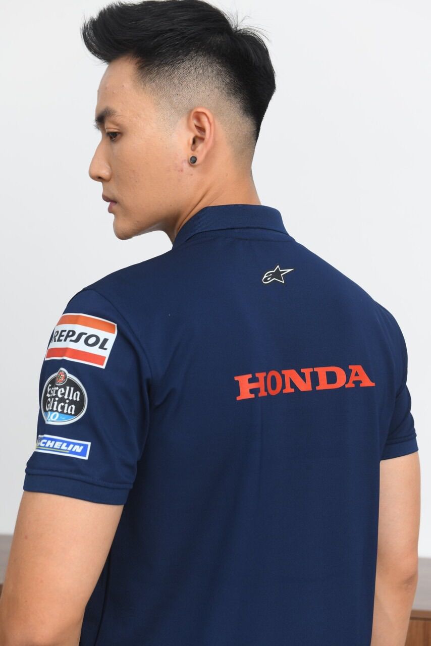 [Nhập RS0822 giảm 30k cho đơn 99k]Ao polo Honda xanh đen