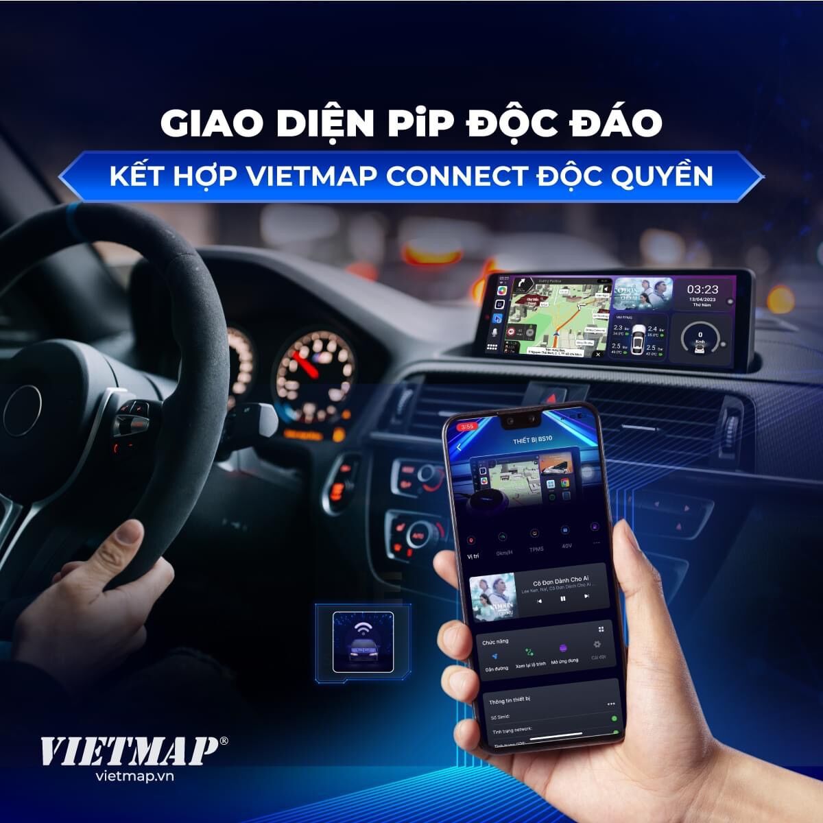 Android box ô tô VIETMAP BS10 - Đẳng cấp android box thế hệ mới 2023