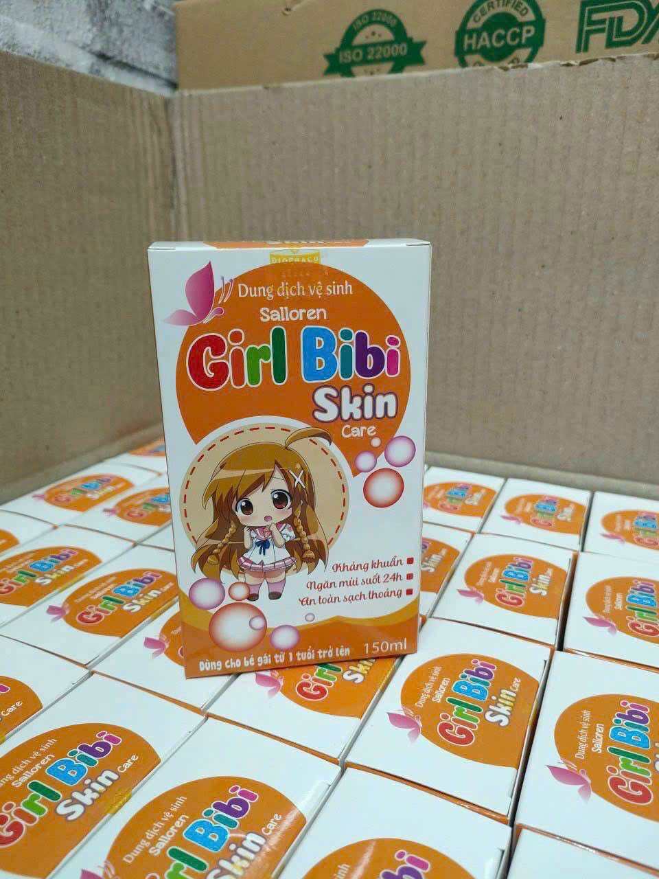 Girl Bibi Skin Care - Dung dịch vệ sinh Bé Gái