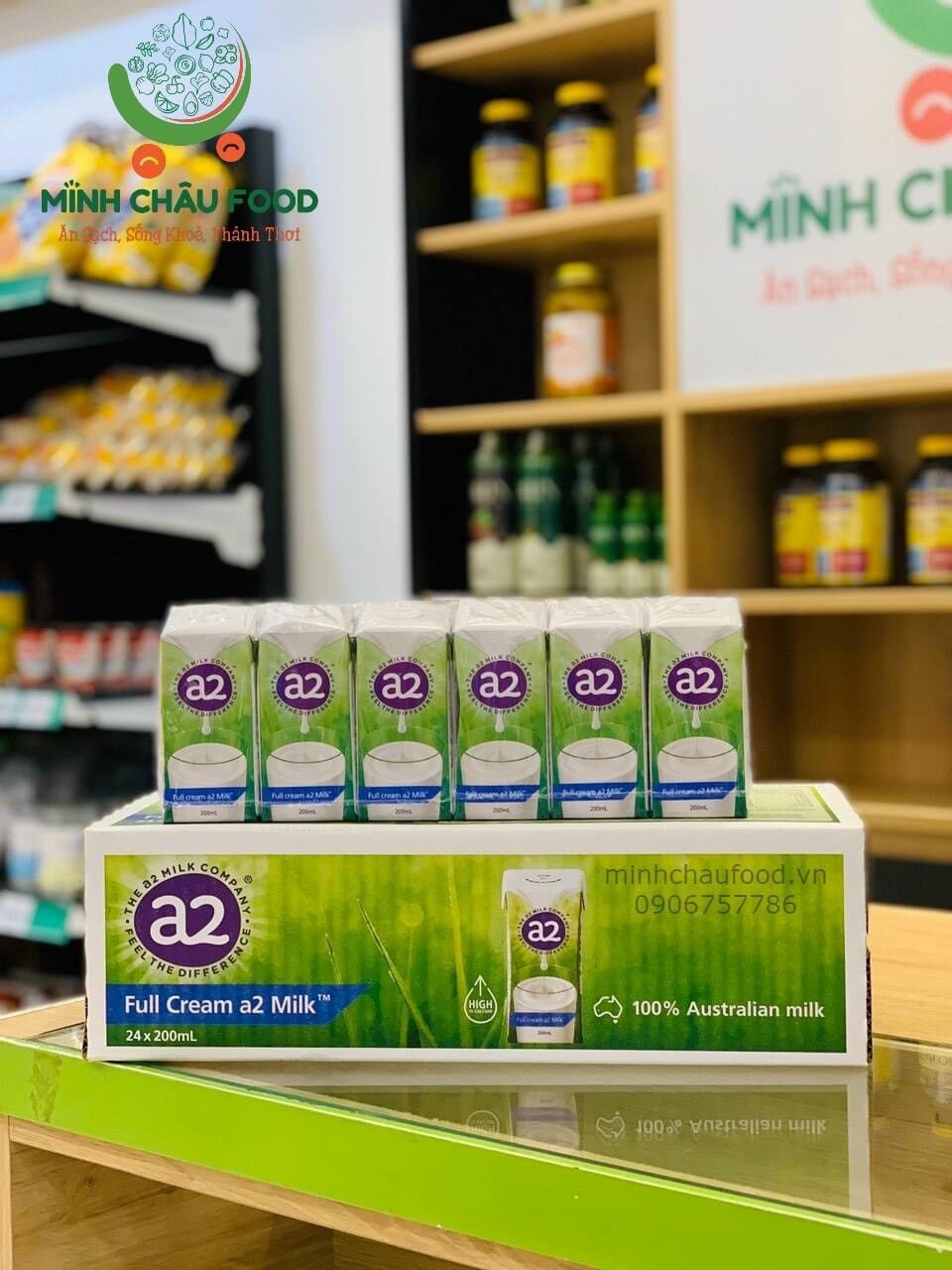 Sữa tươi a2 dạng nước của úc thùng 24 hộp 200ml