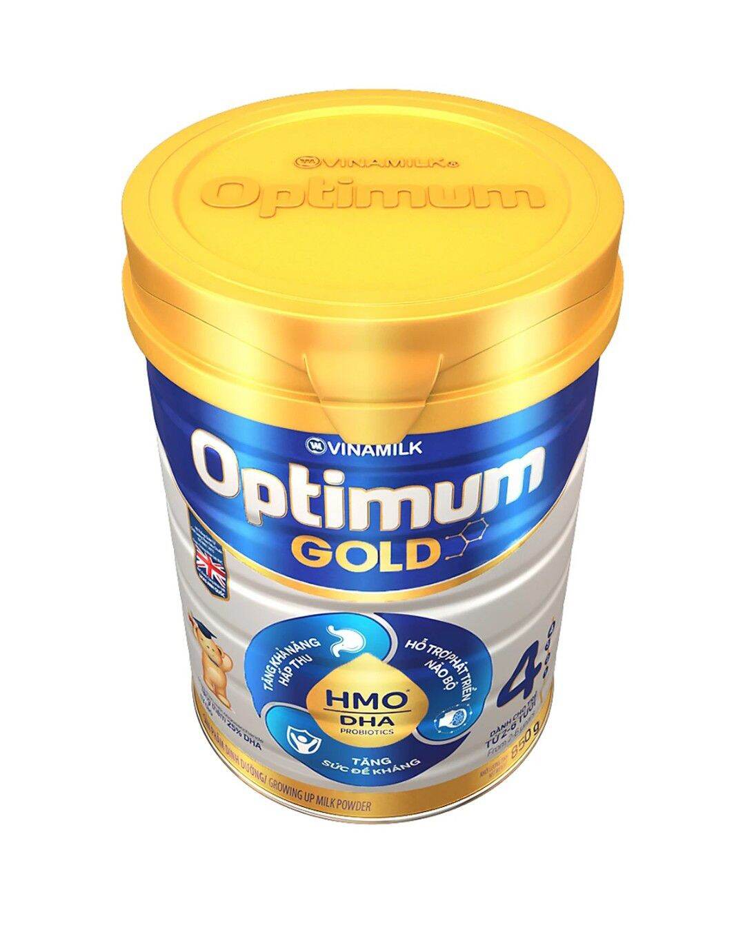 [Date mới] Combo 2 Hộp Sữa Vinamilk Optimum Gold 4 - 850g ( 2-6 tuổi)