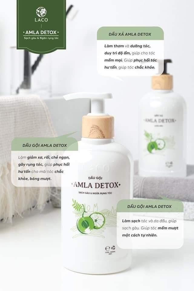 BỘ DẦU GỘI LACO( DẦU GỘI+ DẦU XẢ)